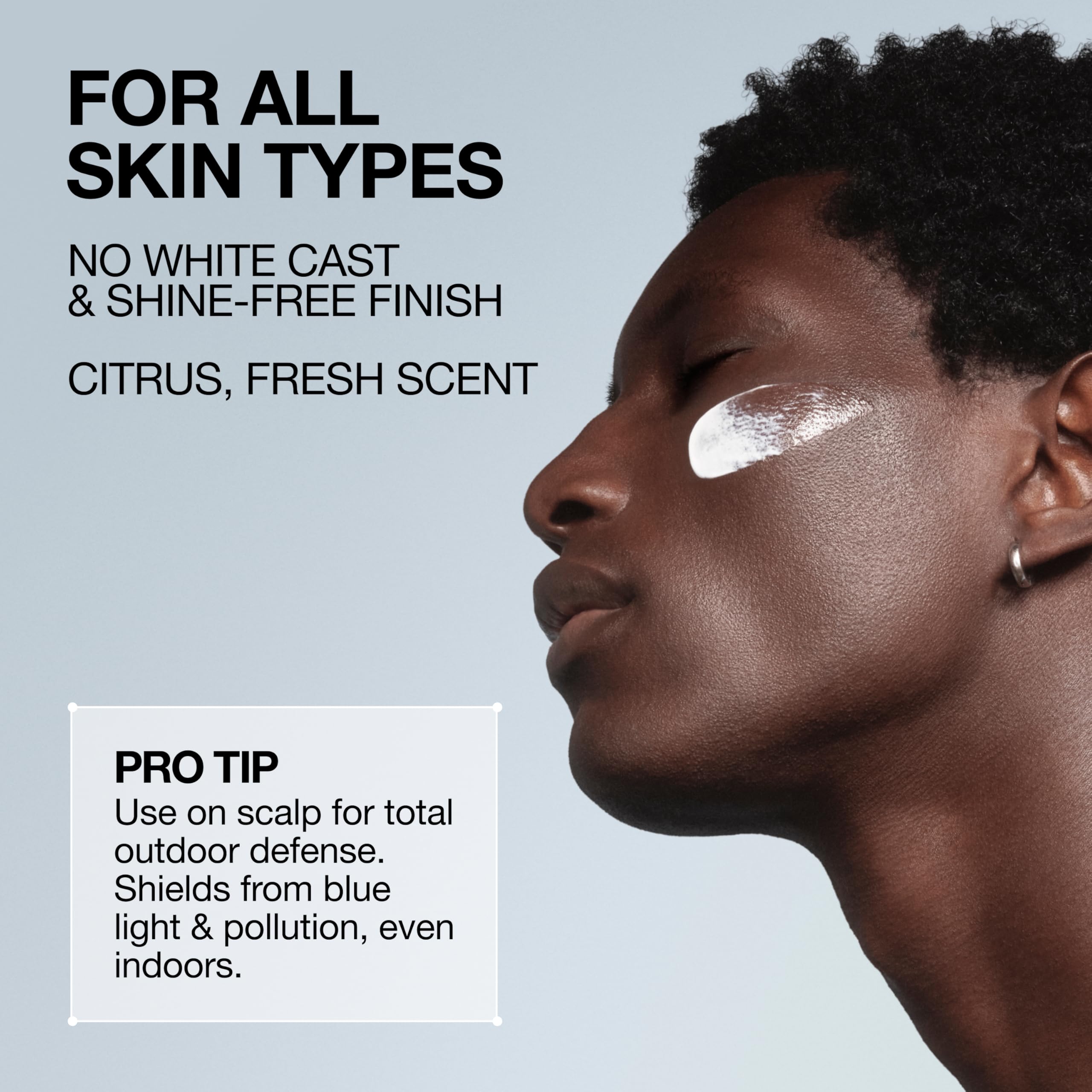 Lab Series lotion texture close-up showing lightweight, fast-absorbing formula