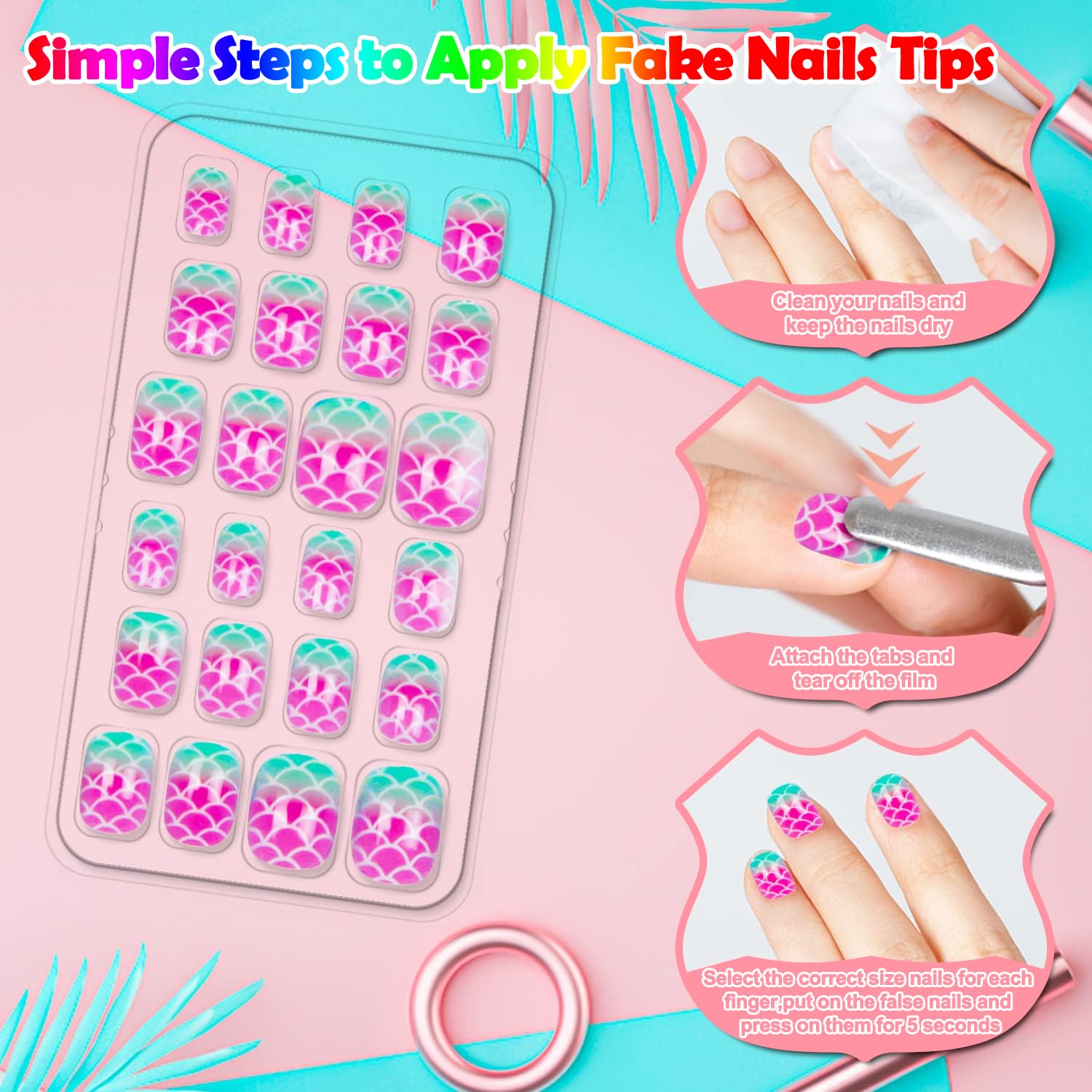 Labeol adhesive tab sheet displayed to show pre-cut glue tabs for quick application