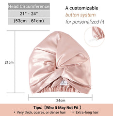 LaCourse matching silk scrunchie included, preserves ponytails without creases