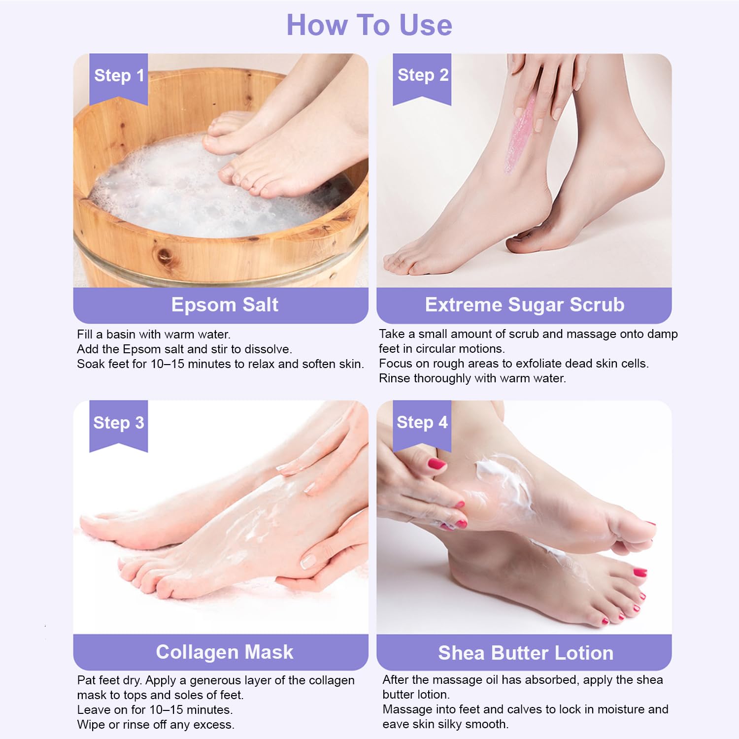 Lacqura kit in use with foot soak lifestyle calming at-home spa