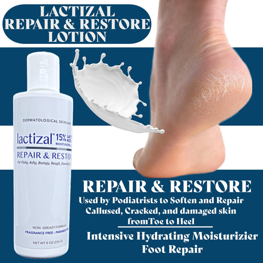 LACTIZAL lotion texture close-up revealing creamy exfoliating formula