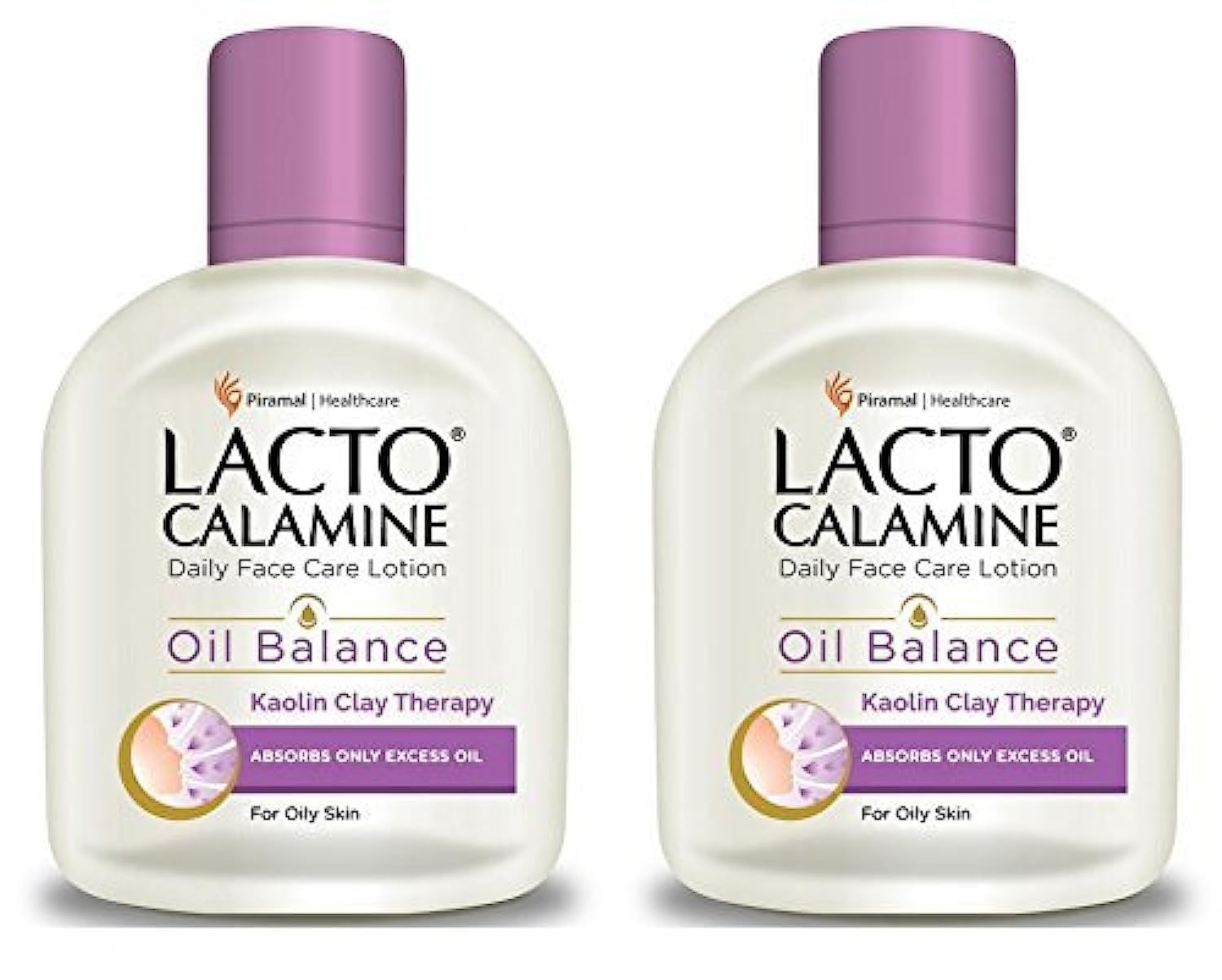 Lacto Calamine front packaging showing dual 120ml bottles and product benefits