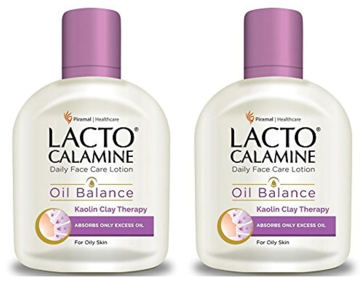 Lacto Calamine front packaging showing dual 120ml bottles and product benefits