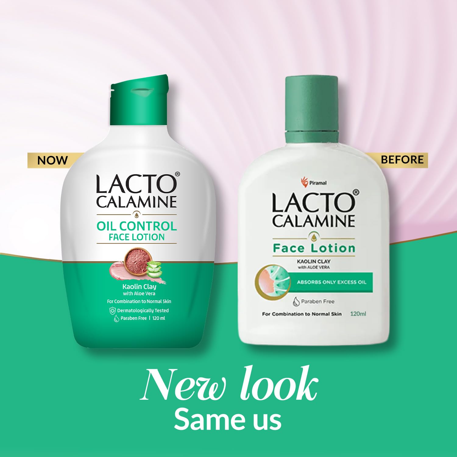 Lacto Calamine product on bathroom shelf suggesting daily routine convenience benefit