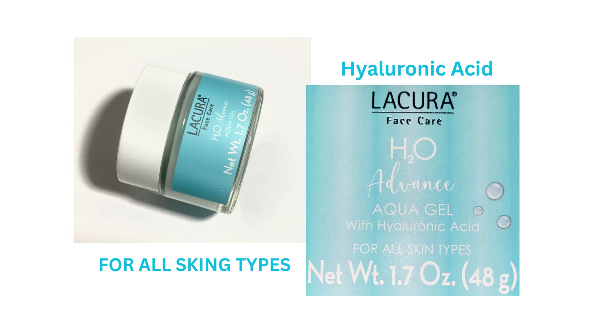 Lacura in a bathroom setting showing everyday routine use and fresh hydrated skin