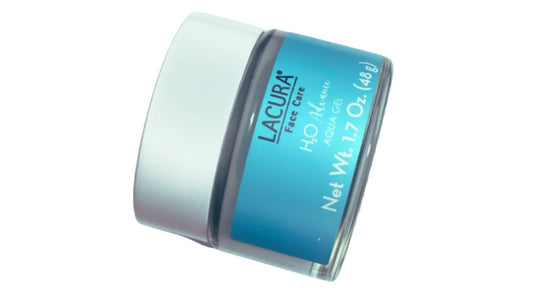 Lacura front packaging showing bottle and label for easy identification and shelf appeal