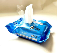Lacura wipe removing waterproof mascara demonstrating effective cleansing