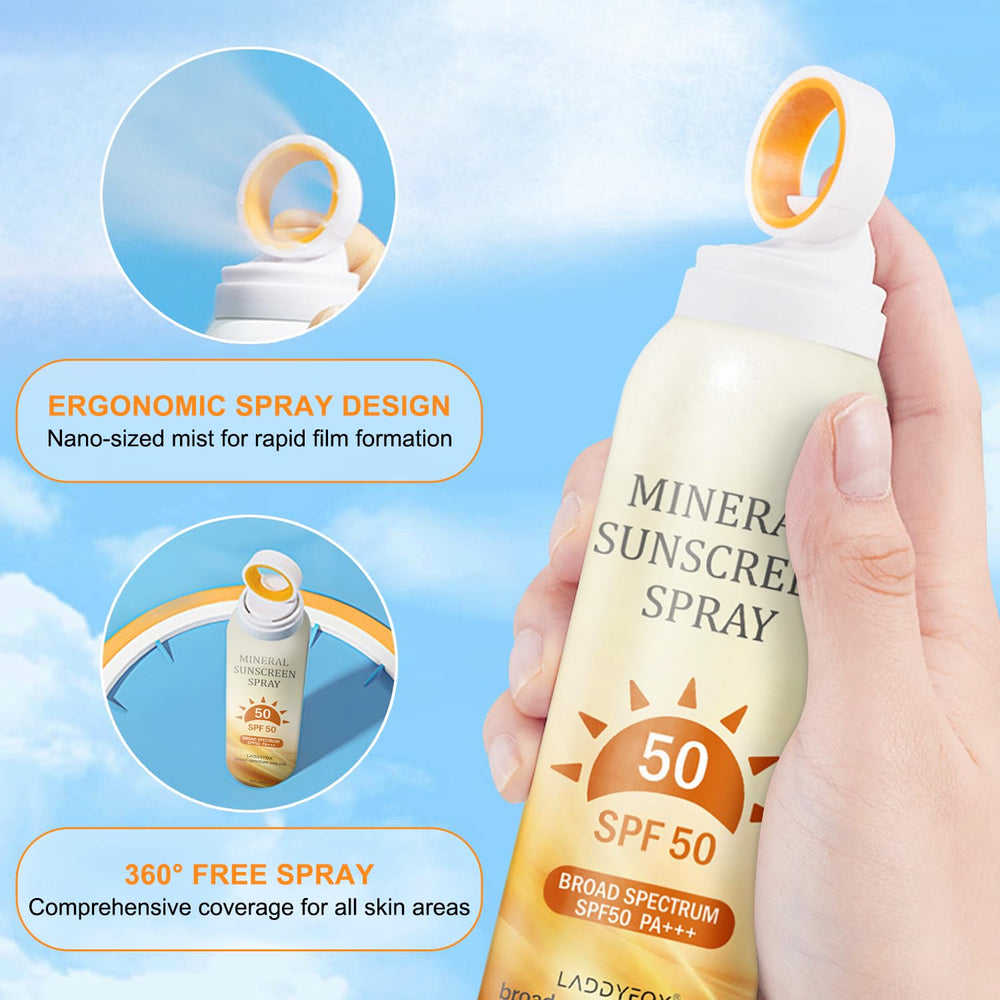 LADDYFOX side label highlighting mineral ingredients and usage instructions benefits
