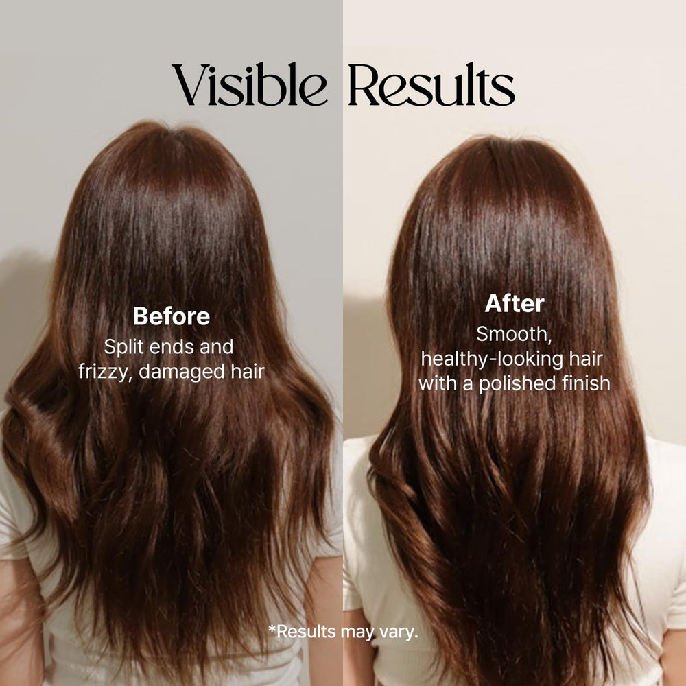 LA'DOR product label close-up showing keratin and clean 5-free formula benefits
