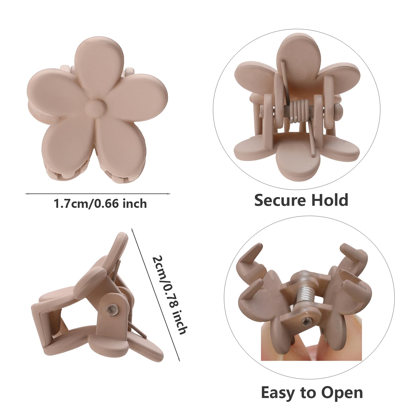 Lahnie clips securing toddler hair, gentle hold and playful look