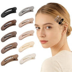 Lahnie front packaging showing ten matte flat clips and benefits