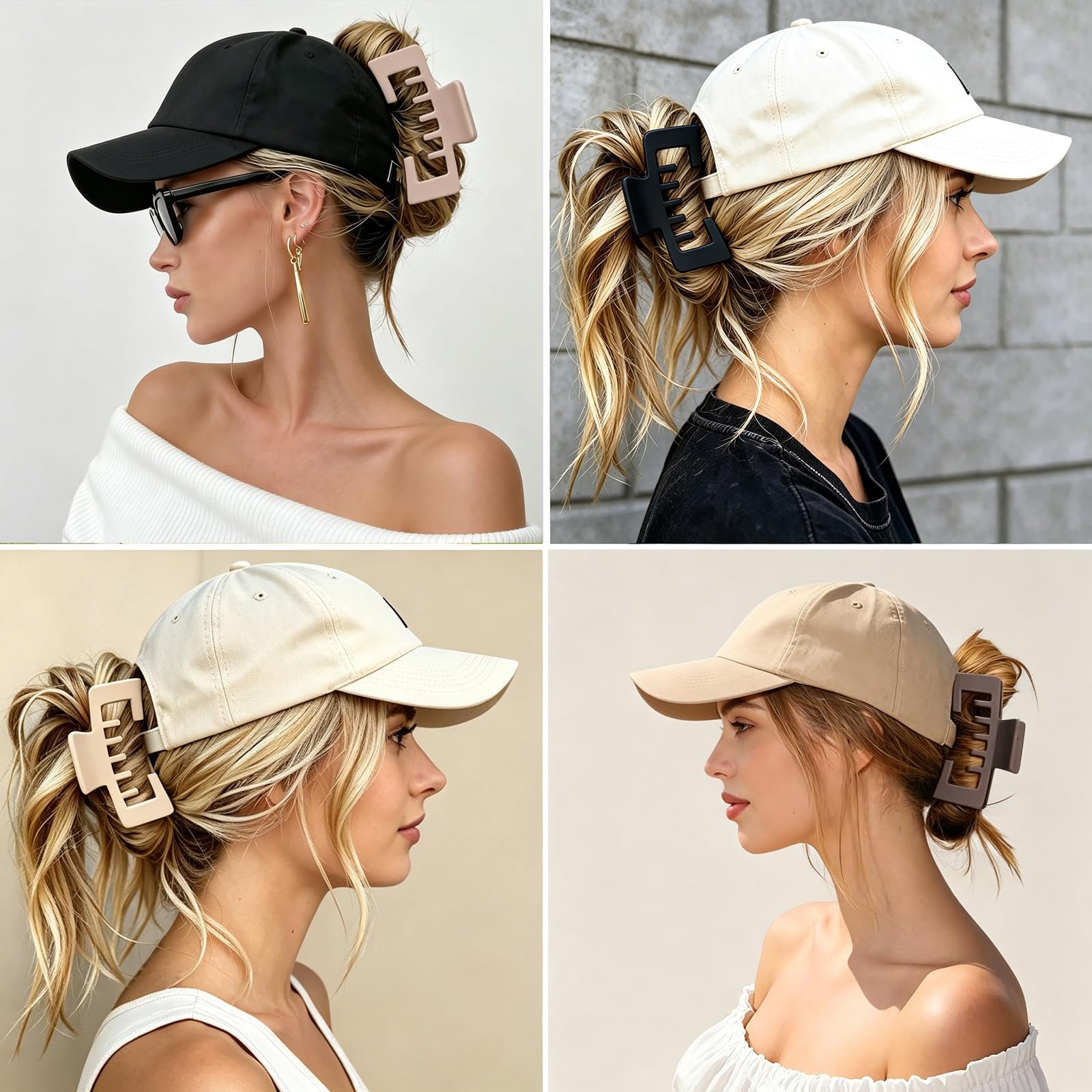 Lahnie four clips arranged as gift set showing presentable packaging and thoughtful gift benefit