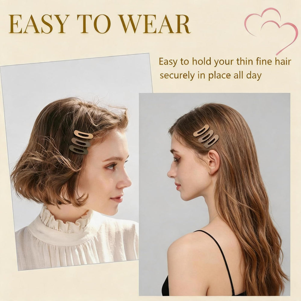 Lahnie clip in hair demonstrating low-profile side styling hold