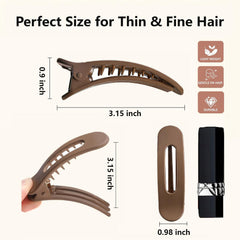 Lahnie view of inner teeth detail showing secure hold for fine hair