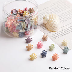 Lahnie close-up of a flower clip detailing matte finish and secure spring