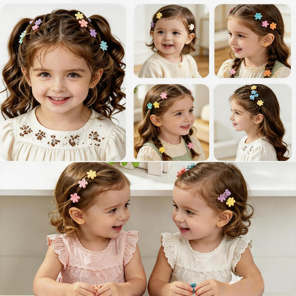 Lahnie lifestyle shot of clips on a styling station showing ready use