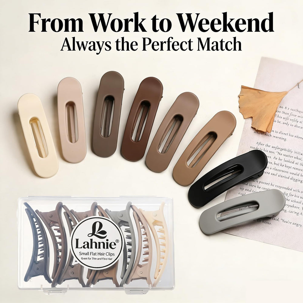 Lahnie neutral color palette displayed for versatile outfit matching