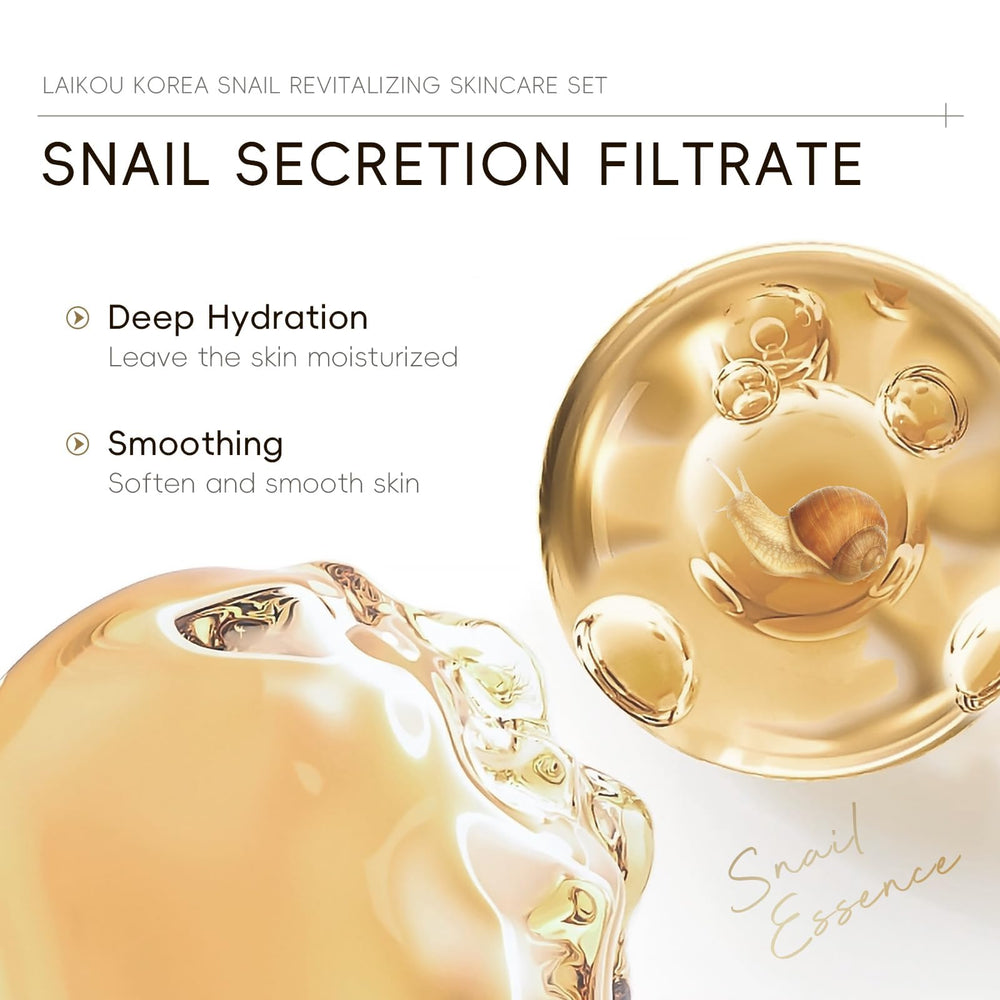 LAIKOU cleanser texture close-up shows gel clarity and gentle cleansing benefit