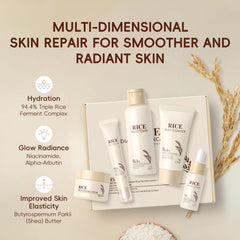 LAIKOU rice cleanser pump close-up highlighting creamy texture and gentle cleanse