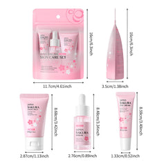 LAIKOU serum texture with drops on fingertip showing fast absorption and dewy finish