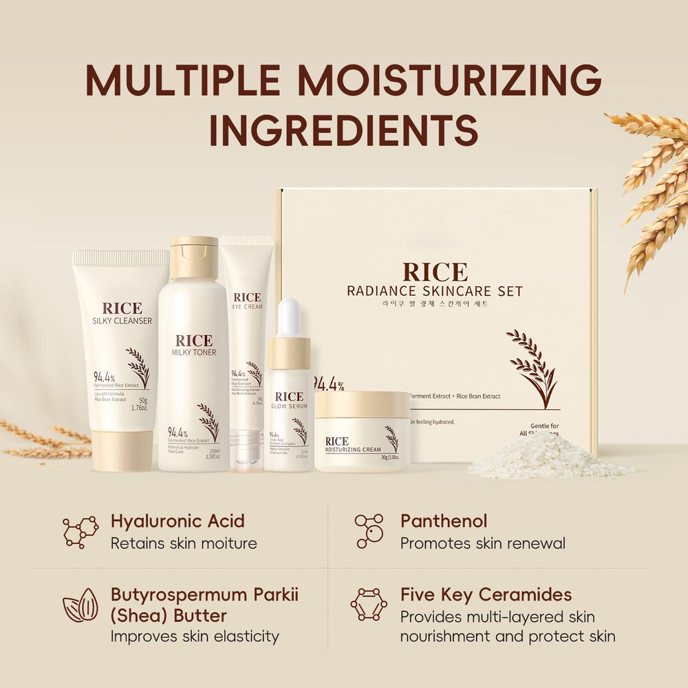 LAIKOU set arranged in travel pouch for convenient on-the-go skincare