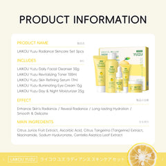 LAIKOU YUZU day and night moisturizers together for balanced care