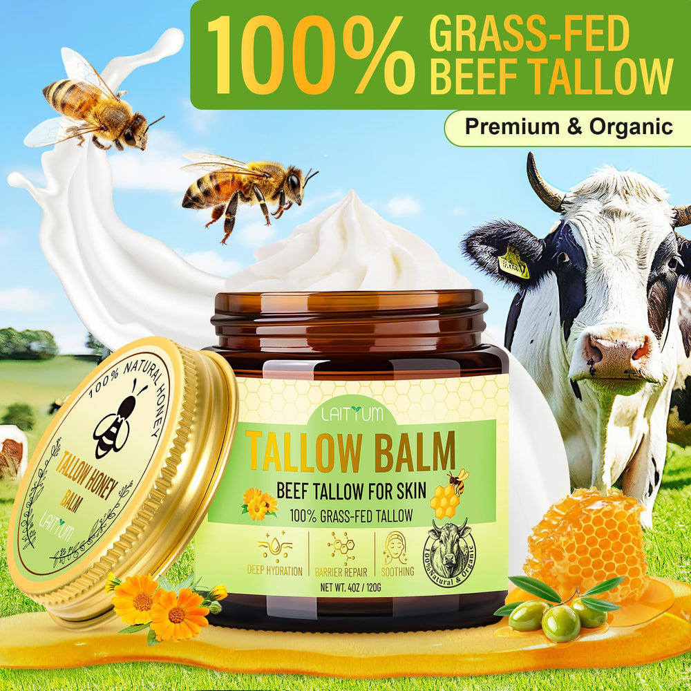 LAITYUM whipped balm close-up texture illustrating creamy, absorbent consistency