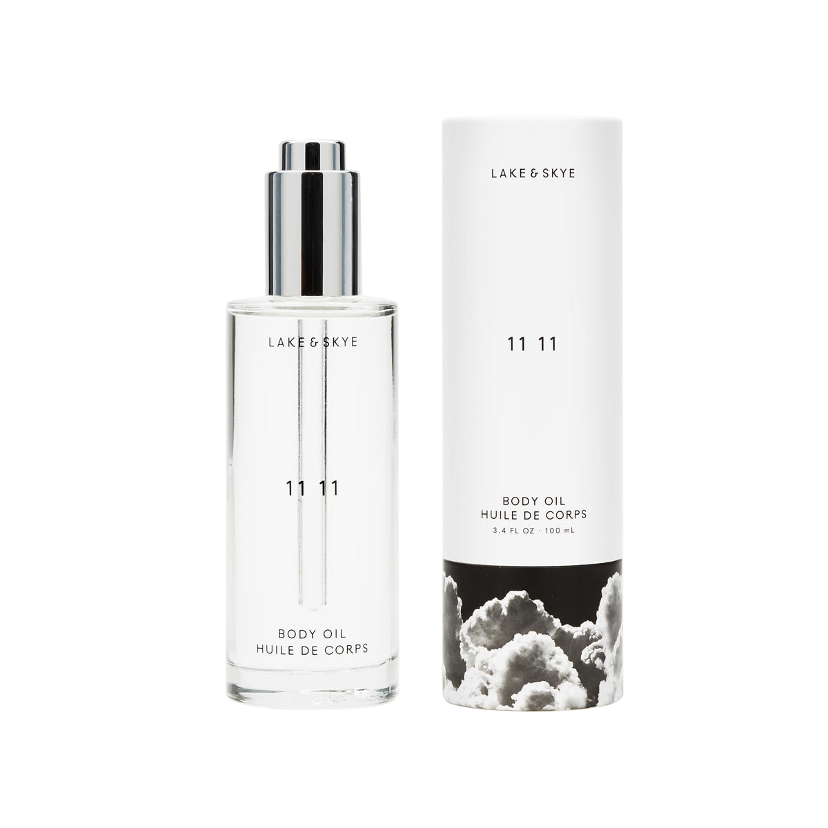 Lake & Skye front bottle view showing elegant packaging and travel size benefit