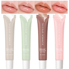 Lakerain front packaging showing four compact balm tubes and brand clarity for easy recognition and portability