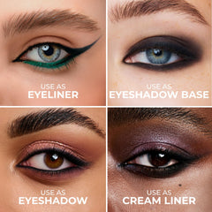 Lamel swatch stroke showing intense pigmentation and creamy glide benefit