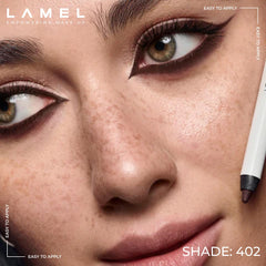 Lamel pencil size comparison in hand highlighting travel-friendly size