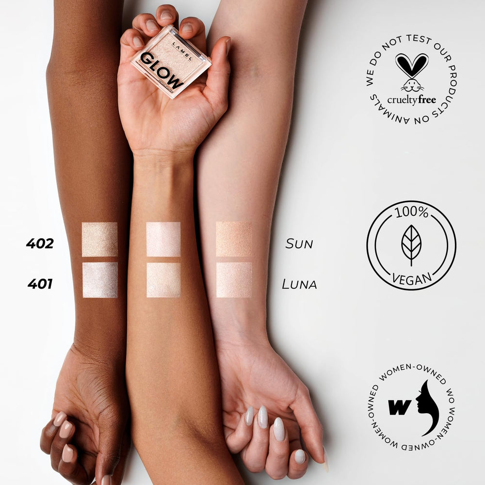 LAMEL in a travel pouch illustrating cruelty-free beauty on the go