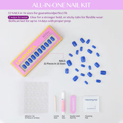LAMIMOSA display of 16 nail sizes arranged for perfect fit and quick selection