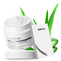 LANBENA front packaging showing charcoal peel-off mask benefits