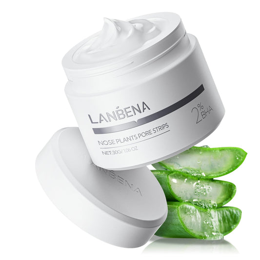 LANBENA front packaging showing mask and 60 strips for clear pores