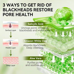 LANBENA product staged in bathroom routine suggesting easy weekly use and clearer skin