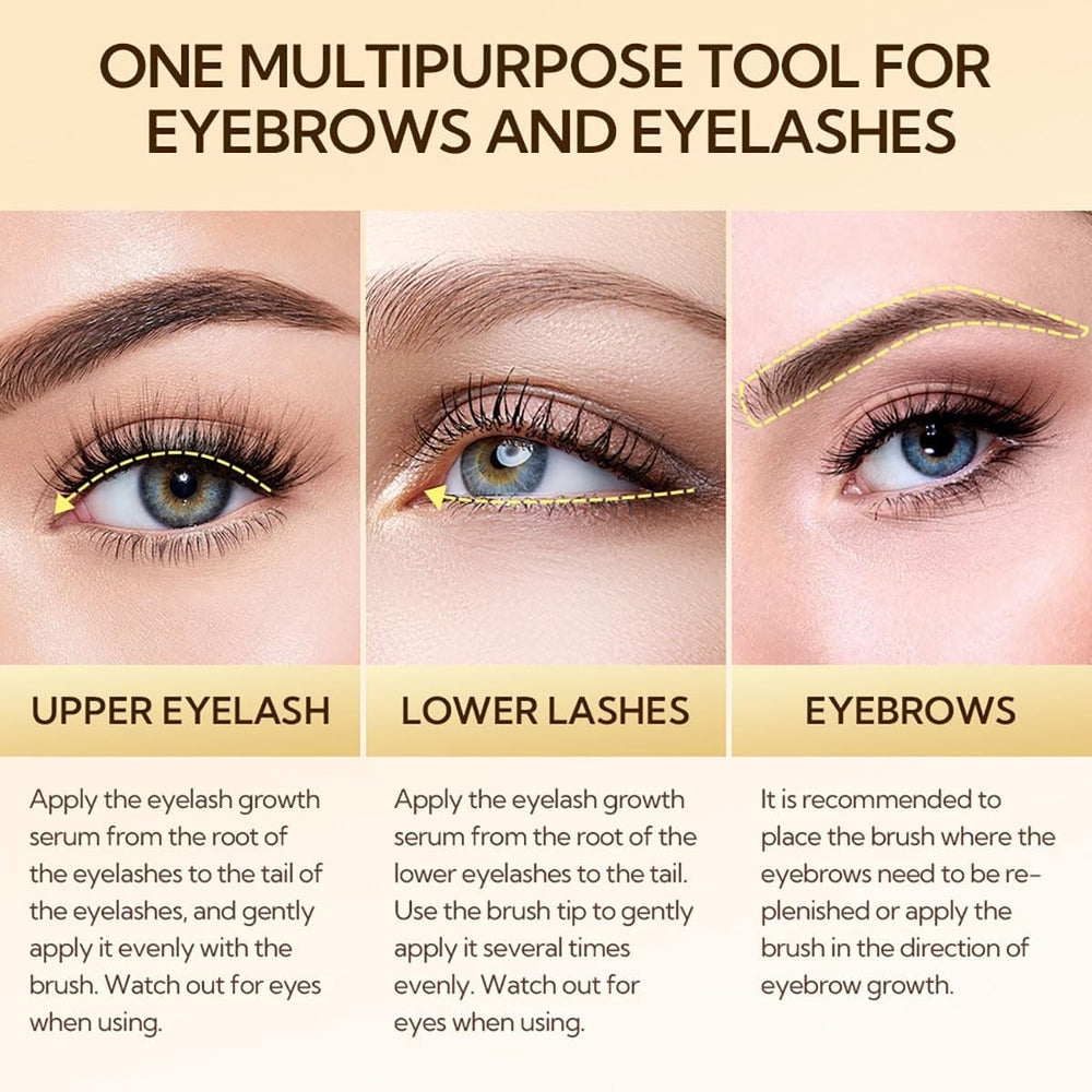 LANBENA being applied along lash line demonstrating easy use