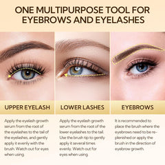 LANBENA being applied along lash line demonstrating easy use