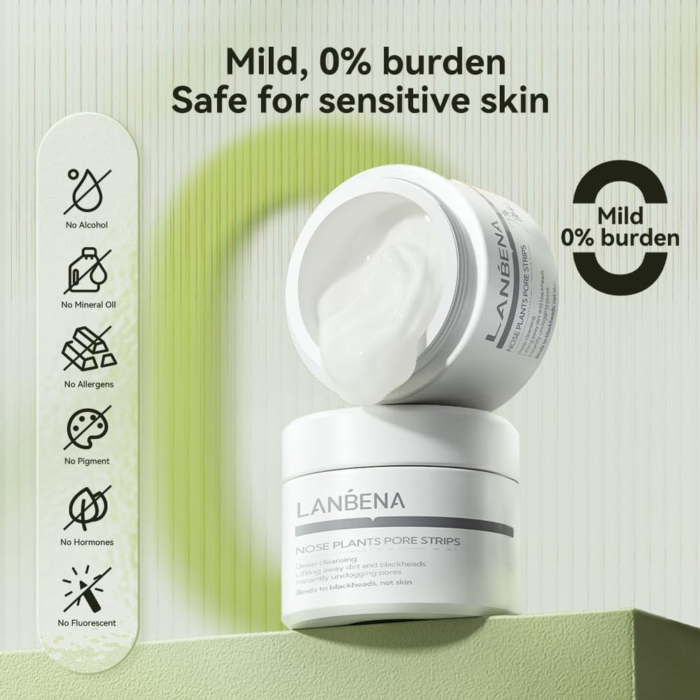 LANBENA tube squeeze close-up showing smooth gel texture and control