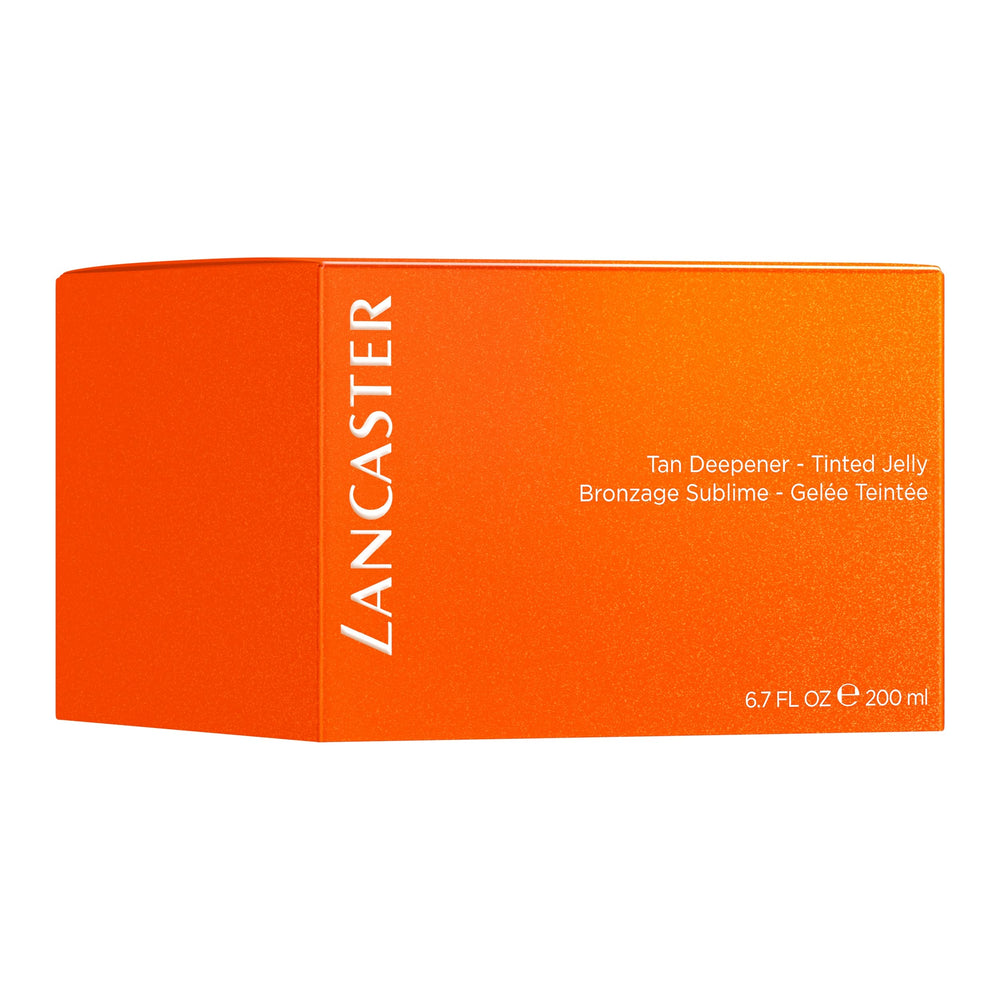 Lancaster tinted gel applied on arm for instant glow and hydration