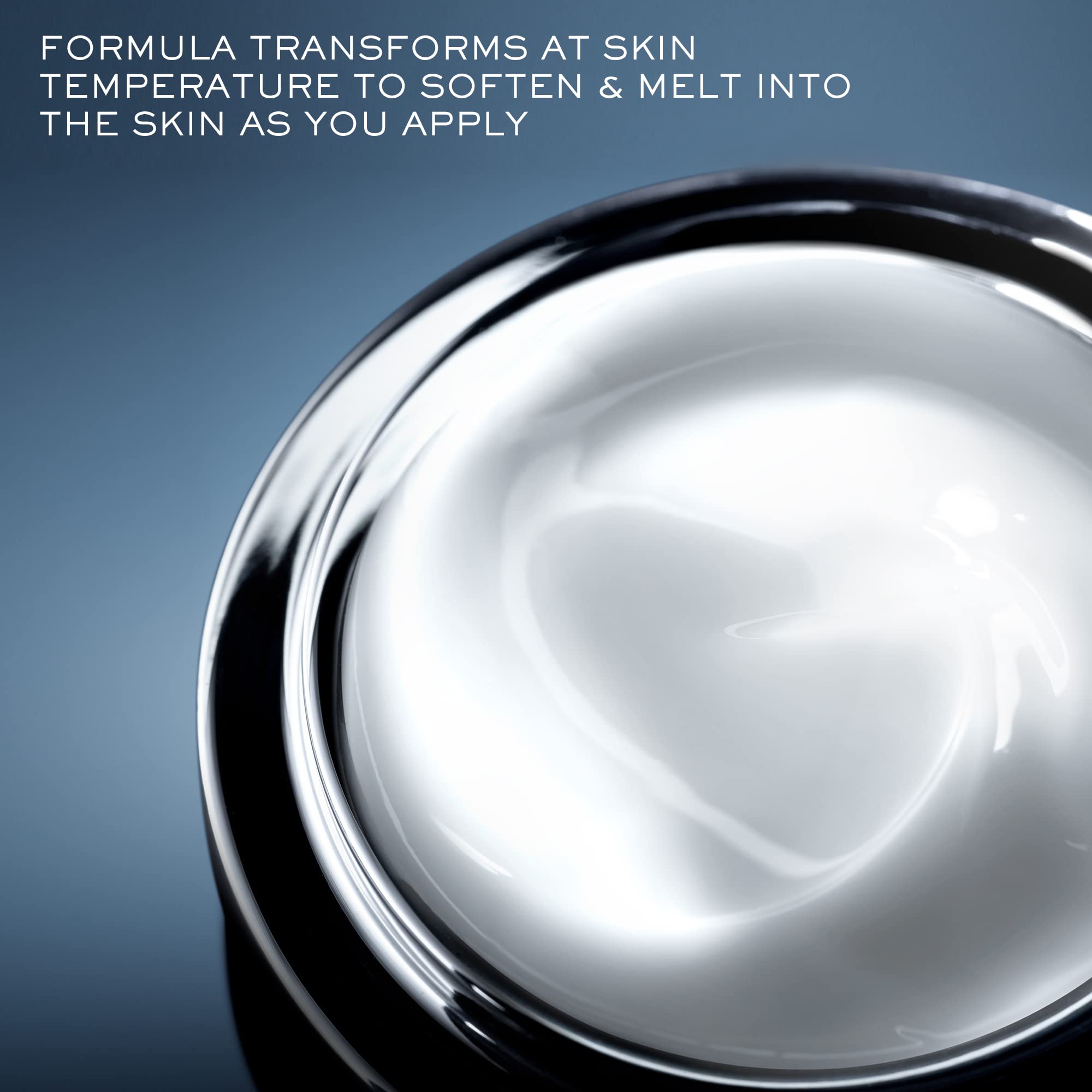 Lancôme night cream on bedside table in evening setting, suggests nightly restoration