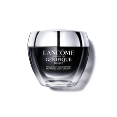 Lancôme front jar showing label and size, conveys premium repair benefits