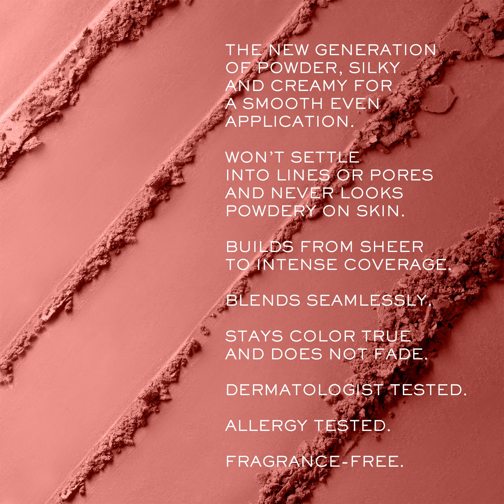 Lancôme brush and powder texture close-up demonstrating silky, blendable finish