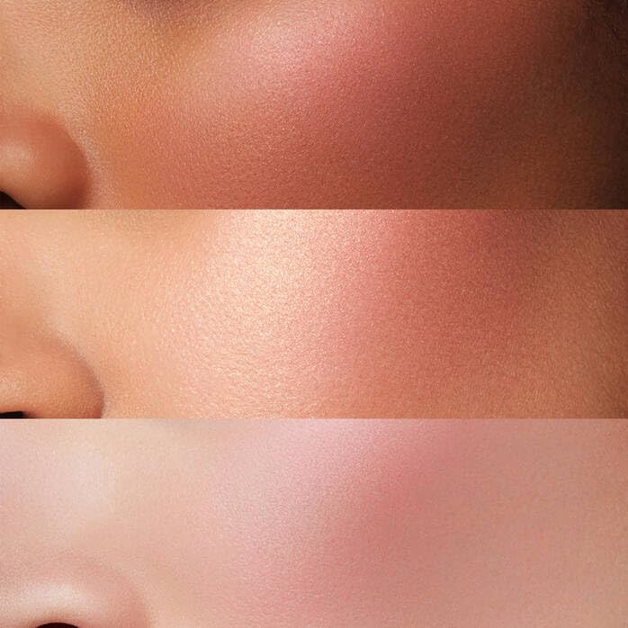 Lancôme swatch on arm showing true 351 Blushing Trésor shade payoff