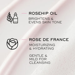 Lancôme cleanser next to everyday items showing 4.2 fl oz size for travel