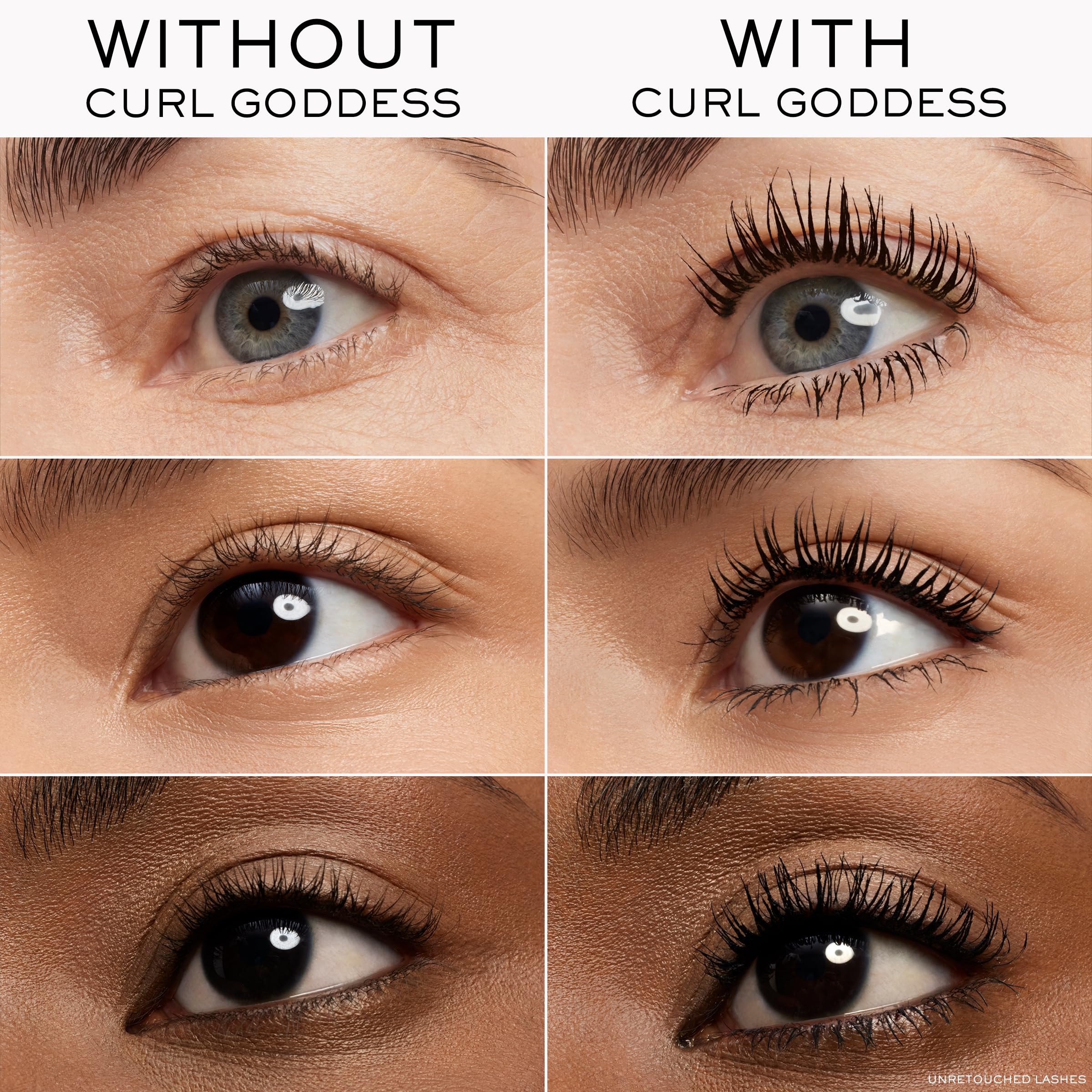 Lancôme brush close-up twisted 40° wand showing precision tip for lifting short lashes