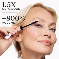 Lancôme before and after lashes demonstrating visible curl boost and increased volume