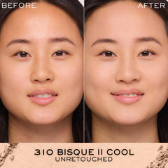 Lancôme powder texture close-up highlighting smooth, blendable finish