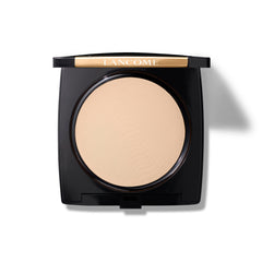 Lancôme compact front view showing elegant case and brand for easy storage