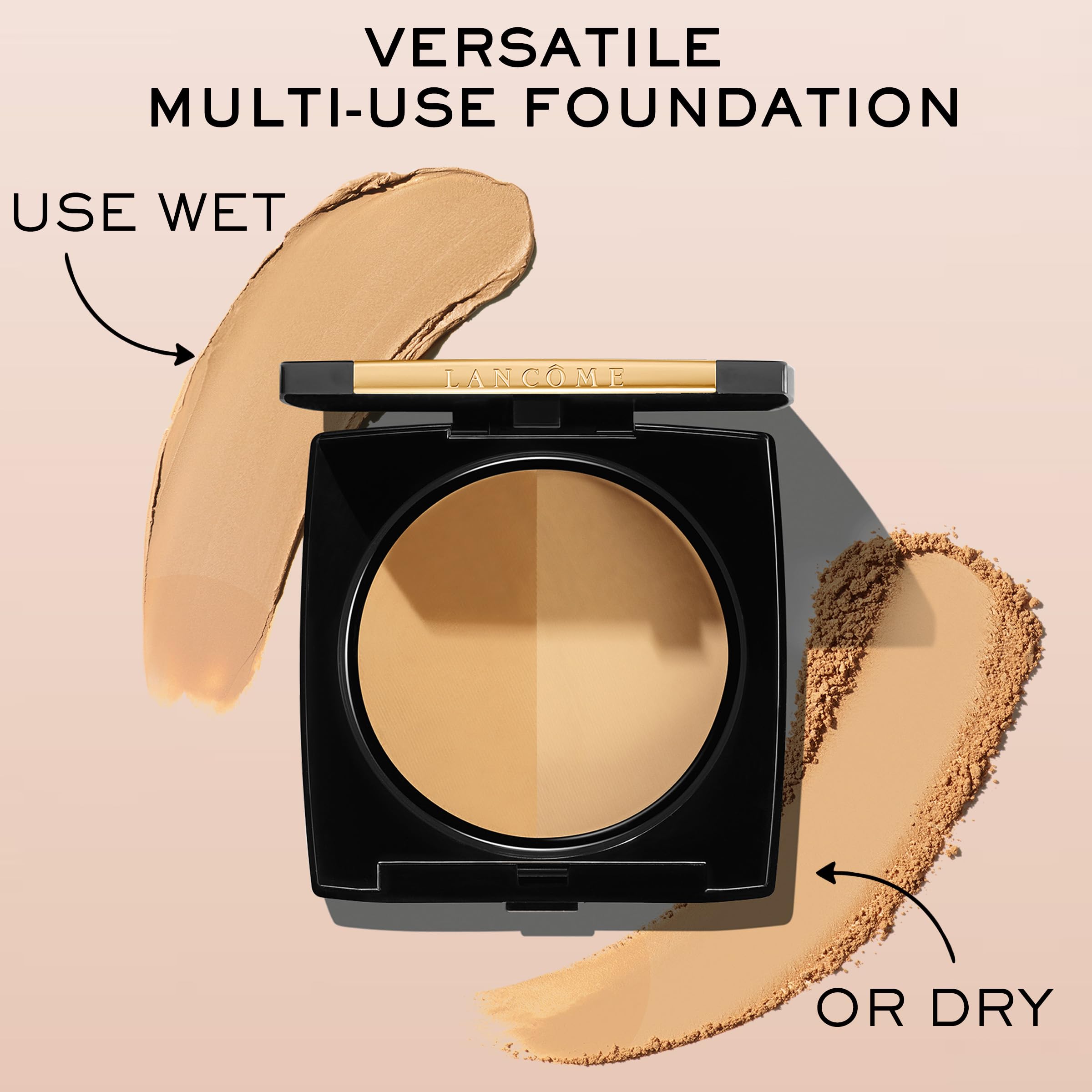 Lancôme lifestyle model wearing foundation showing natural matte, shine-free look